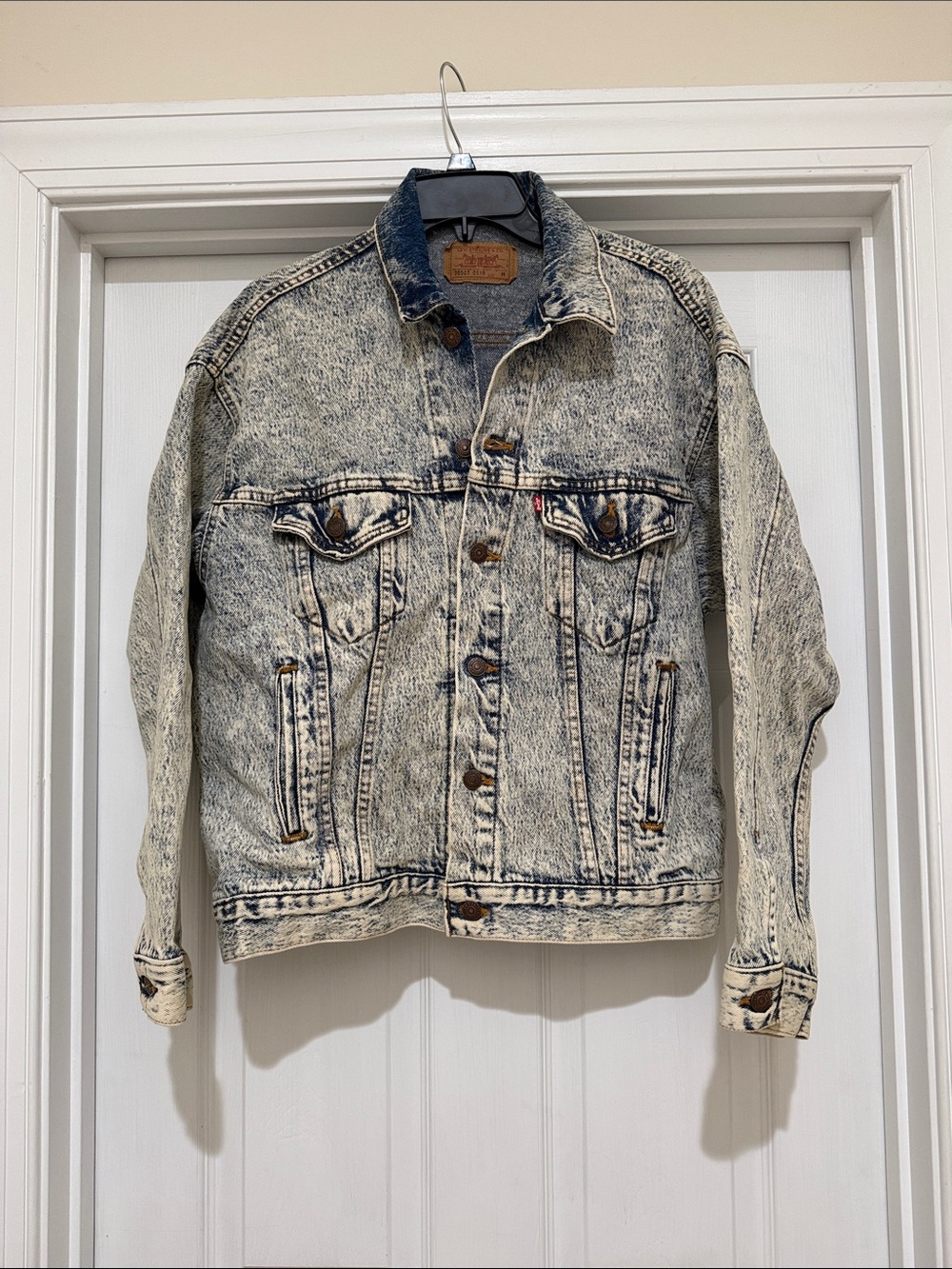 Levi’s 1980’s Vintage Acid Wash Denim Jacket - Light Blue